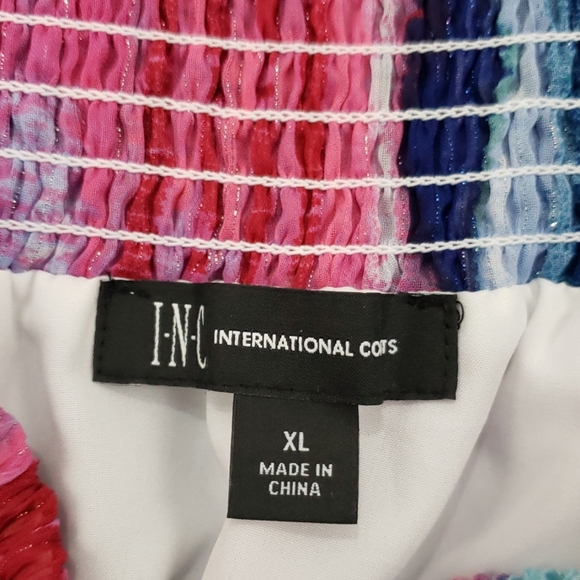 INC Skirt Size XLarge Midi Silhouette Ruffles - Picture 4 of 5